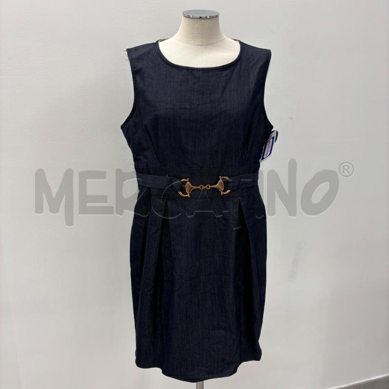 VESTITO D SANDRO FERRONE DENIM CINTA MORSO | Mercatino dell'Usato Roma torrevecchia 1