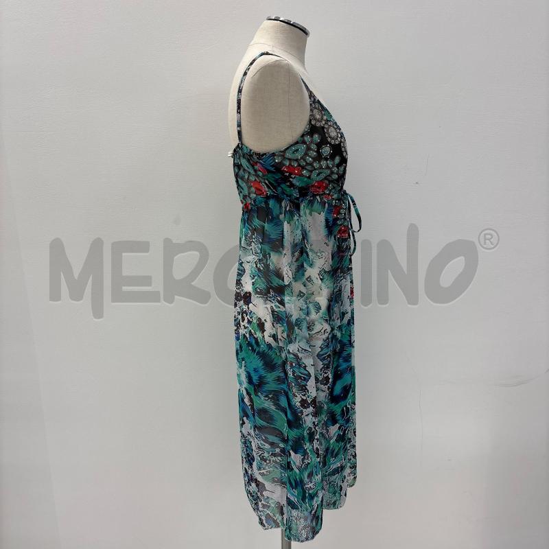VESTITO D SANDRO FERRONE FANTASIA VERDE STRASS | Mercatino dell'Usato Roma torrevecchia 2