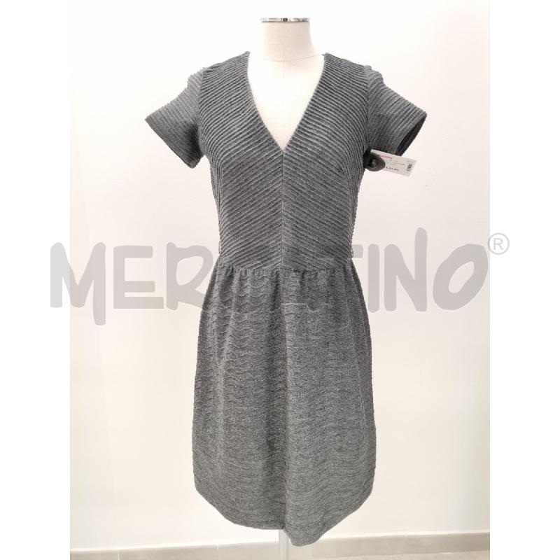 VESTITO D SANDRO FERRONE GRIGIO COSTINE OBBLIGUE | Mercatino dell'Usato Roma torrevecchia 1