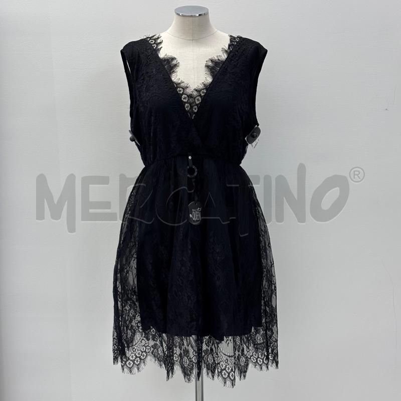VESTITO D SAVE THE QUEEN NERO PIZZO | Mercatino dell'Usato Roma torrevecchia 1