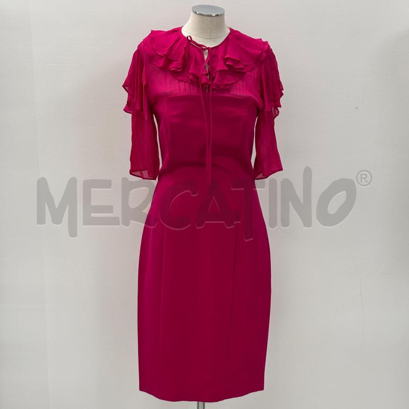 VESTITO D TWINSET ROSA SPALLINE ROUGE | Mercatino dell'Usato Roma torrevecchia 1