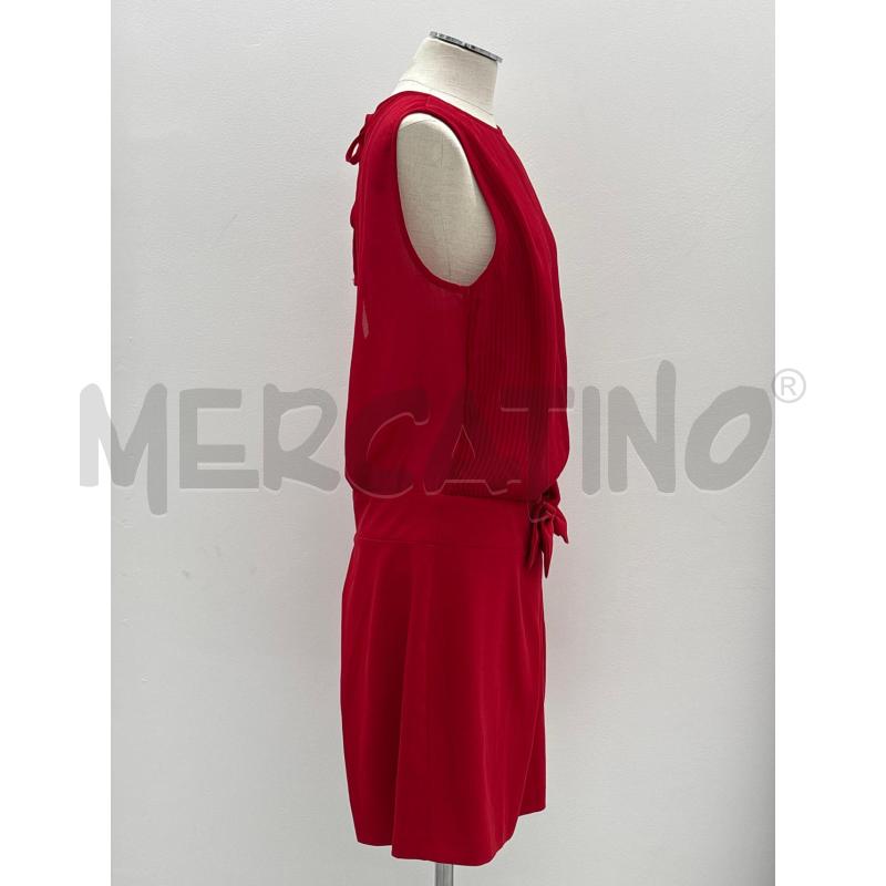 VESTITO D TWINSET ROSSO FIOCCO VITA | Mercatino dell'Usato Roma torrevecchia 2