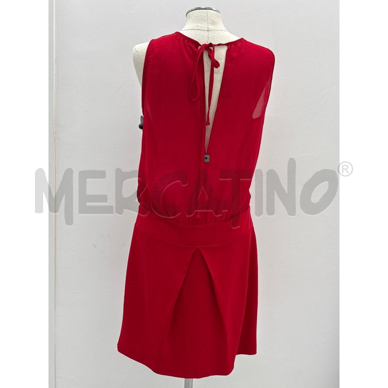 VESTITO D TWINSET ROSSO FIOCCO VITA | Mercatino dell'Usato Roma torrevecchia 3