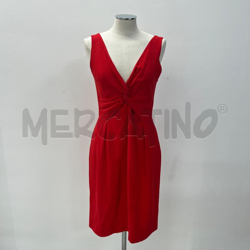 VESTITO D VALENTINO ROSSO SETA | Mercatino dell'Usato Roma torrevecchia 1