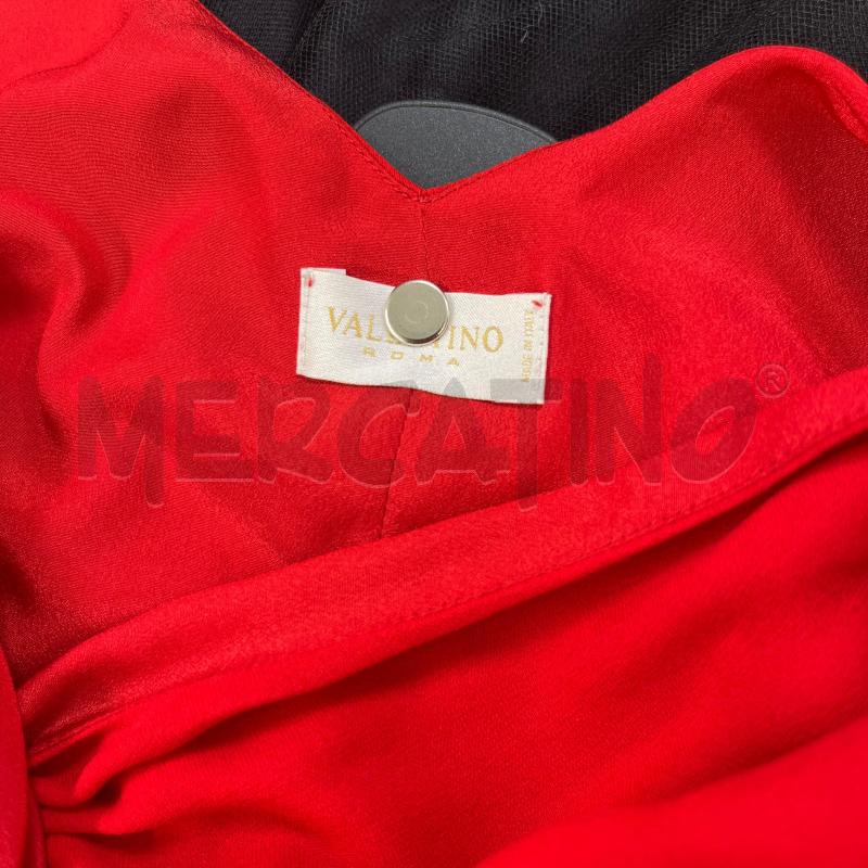 VESTITO D VALENTINO ROSSO SETA | Mercatino dell'Usato Roma torrevecchia 4