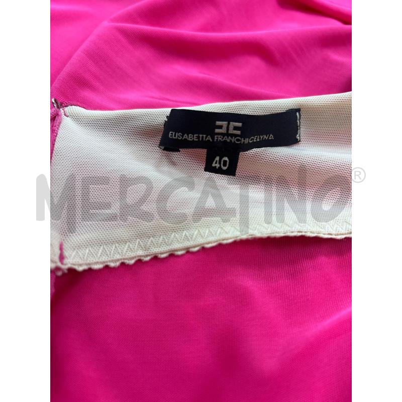VESTITO ELISABETTA FRANCHI ROSA SHOCKING  | Mercatino dell'Usato Roma torrevecchia 4
