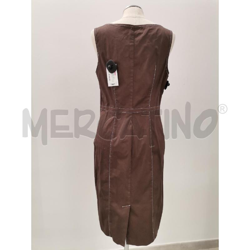 VESTITO LOVE MOSCHINO MARRONE FIBIA DORATA | Mercatino dell'Usato Roma torrevecchia 3