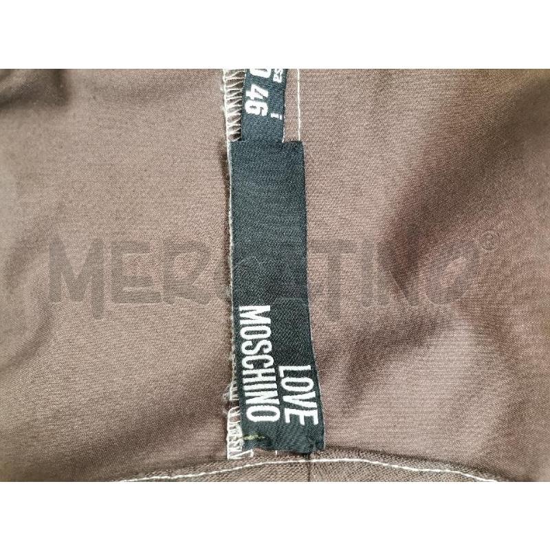 VESTITO LOVE MOSCHINO MARRONE FIBIA DORATA | Mercatino dell'Usato Roma torrevecchia 5