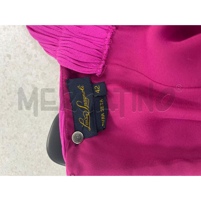 VESTITO LUISA SPAGNOLI FUCSIA | Mercatino dell'Usato Roma torrevecchia 4