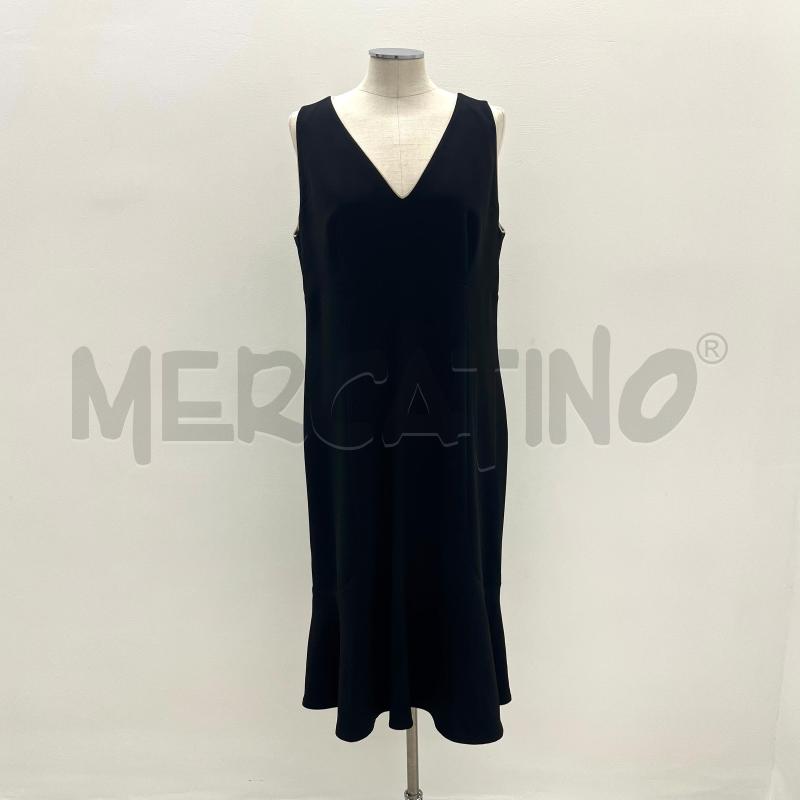 VESTITO MAXMARA NERO PROFILI BIANCHI  | Mercatino dell'Usato Roma torrevecchia 1