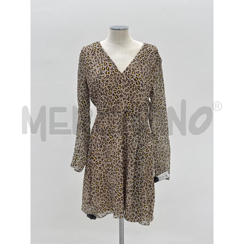 VESTITO PATRIZIA PEPE BEIGE FIORI MARRONI GIALLI | Mercatino dell'Usato Roma torrevecchia 1