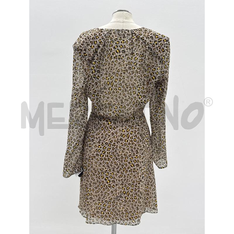 VESTITO PATRIZIA PEPE BEIGE FIORI MARRONI GIALLI | Mercatino dell'Usato Roma torrevecchia 3