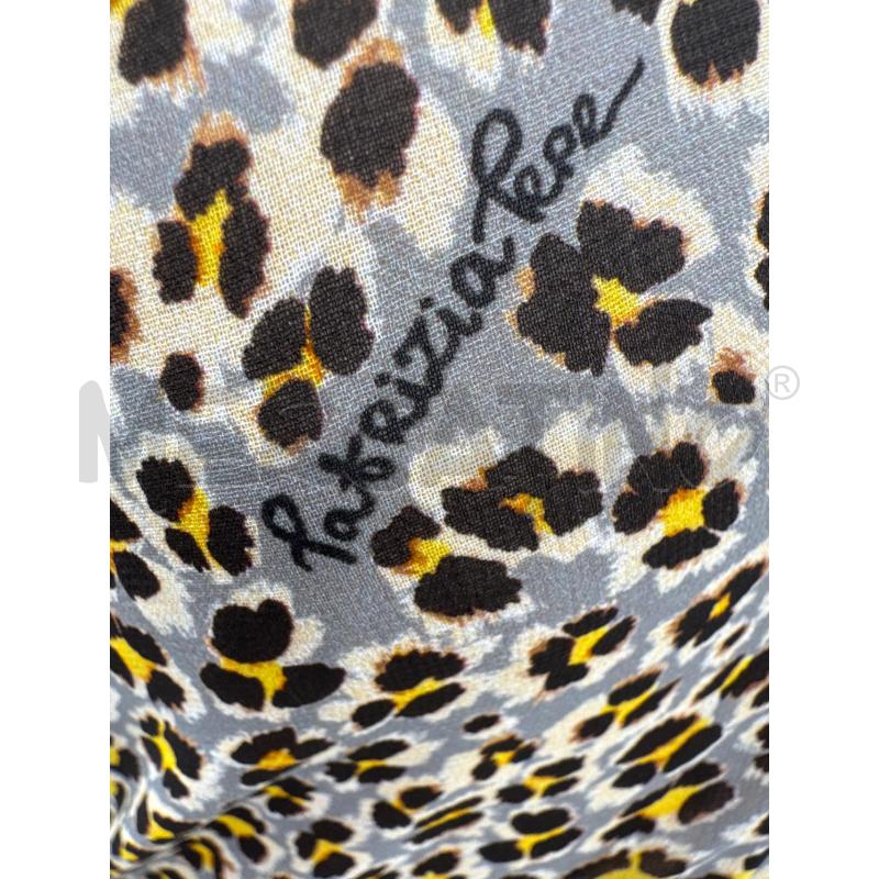 VESTITO PATRIZIA PEPE BEIGE FIORI MARRONI GIALLI | Mercatino dell'Usato Roma torrevecchia 4