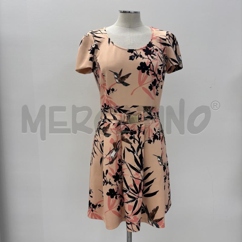 VESTITO PATRIZIA PEPE ROSA FIBIA DORATA | Mercatino dell'Usato Roma torrevecchia 1