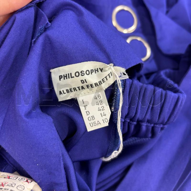 VESTITO PHILOSOPHY ALBERTA FERRETTI VIOLA | Mercatino dell'Usato Roma torrevecchia 4