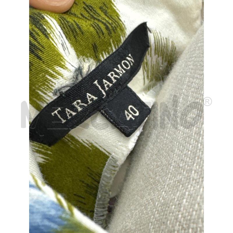 VESTITO TARA JARMON BIANCO FIORI BLU VIOLA | Mercatino dell'Usato Roma torrevecchia 4