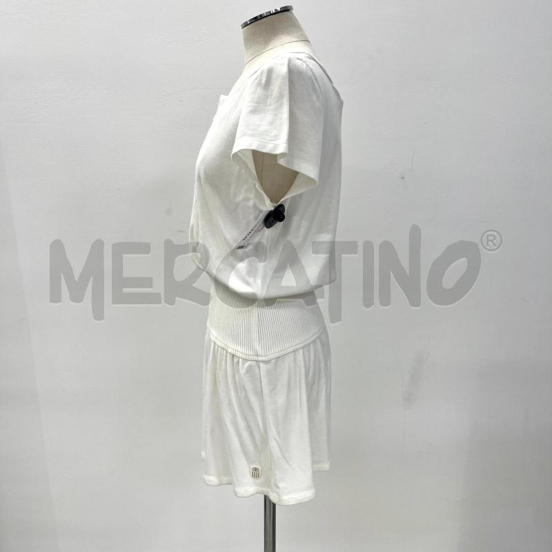 VESTITO VALENTINO SPORT BIANCO BOTTONI DORATI  | Mercatino dell'Usato Roma torrevecchia 2