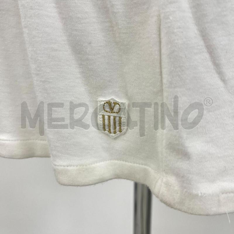 VESTITO VALENTINO SPORT BIANCO BOTTONI DORATI  | Mercatino dell'Usato Roma torrevecchia 3