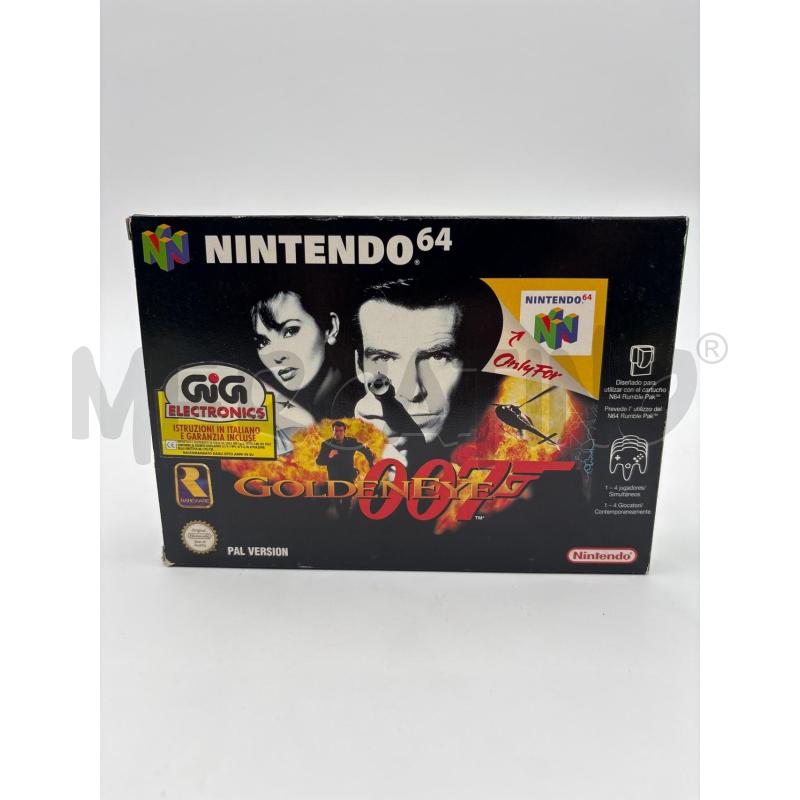 VIDEOGIOCO NINTENDO 64 007 GOLDENEYE COMPLETO OTTIME CONDIZIONI | Mercatino dell'Usato Roma torrevecchia 1