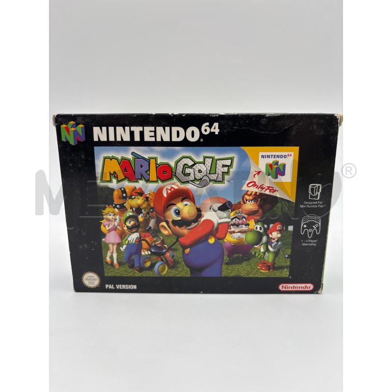 VIDEOGIOCO NINTENDO 64 MARIO GOLF PAL VERSION COMPLETO  | Mercatino dell'Usato Roma torrevecchia 1