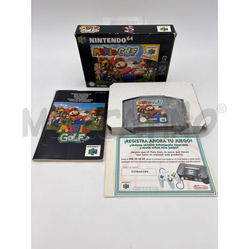 VIDEOGIOCO NINTENDO 64 MARIO GOLF PAL VERSION COMPLETO  | Mercatino dell'Usato Roma torrevecchia 3