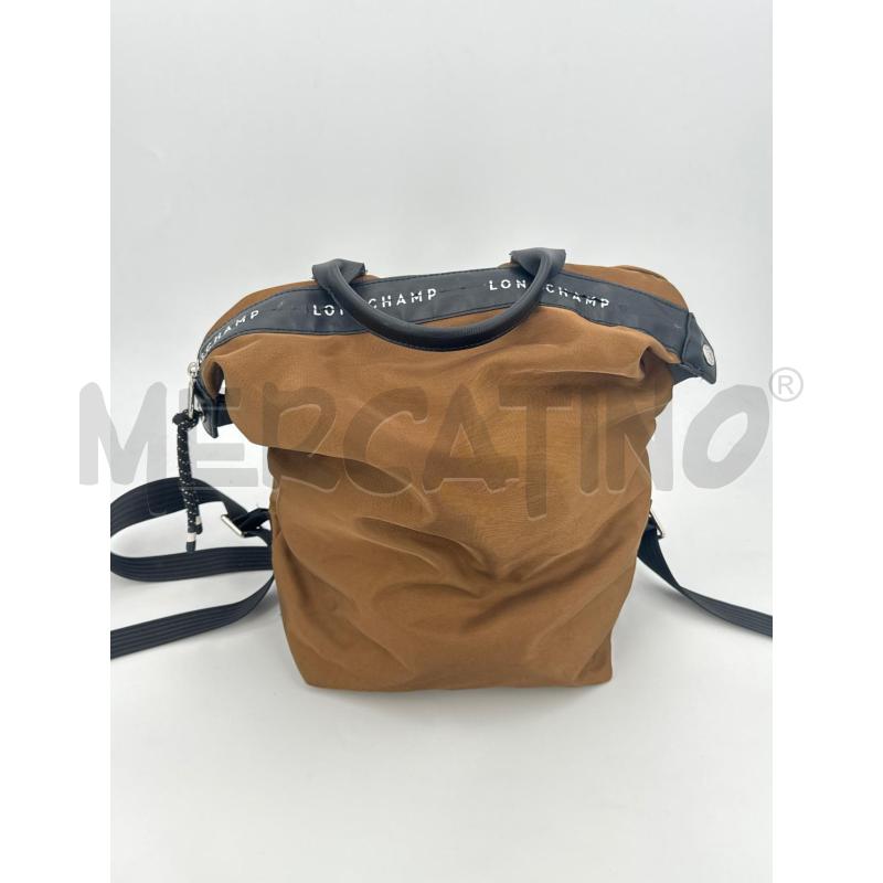 ZAINO D LONGCHAMP MARRONE NERO | Mercatino dell'Usato Roma torrevecchia 1