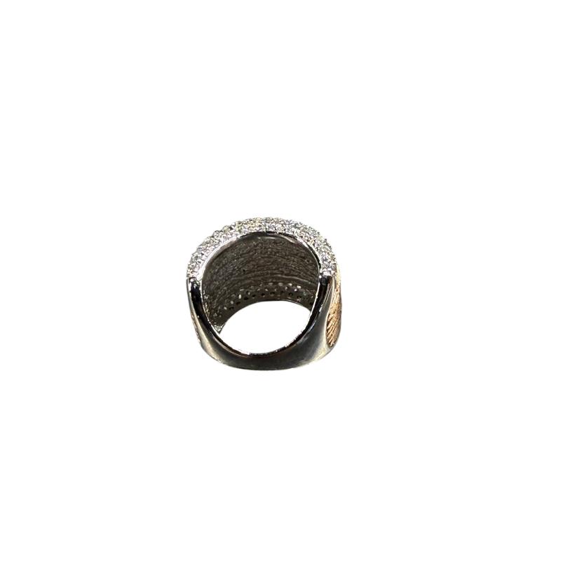 ANELLO DONNA ARG FASCIA DORATA | Mercatino dell'Usato Roma ostia 2