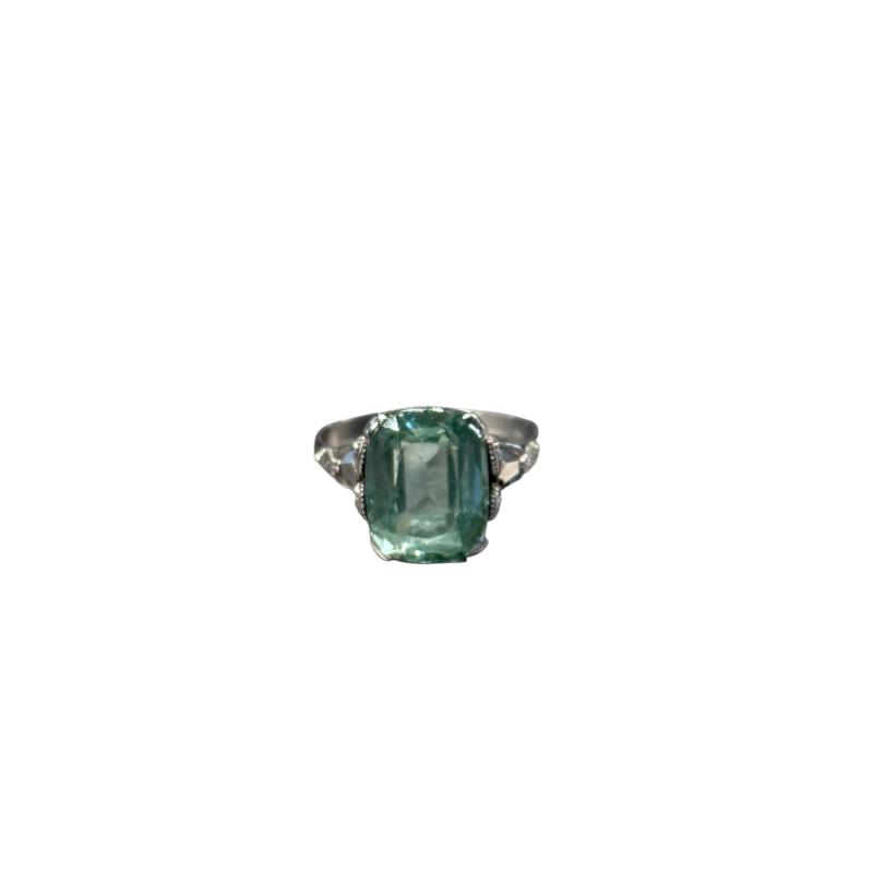 ANELLO DONNA PIETRA VERDE | Mercatino dell'Usato Roma ostia 1