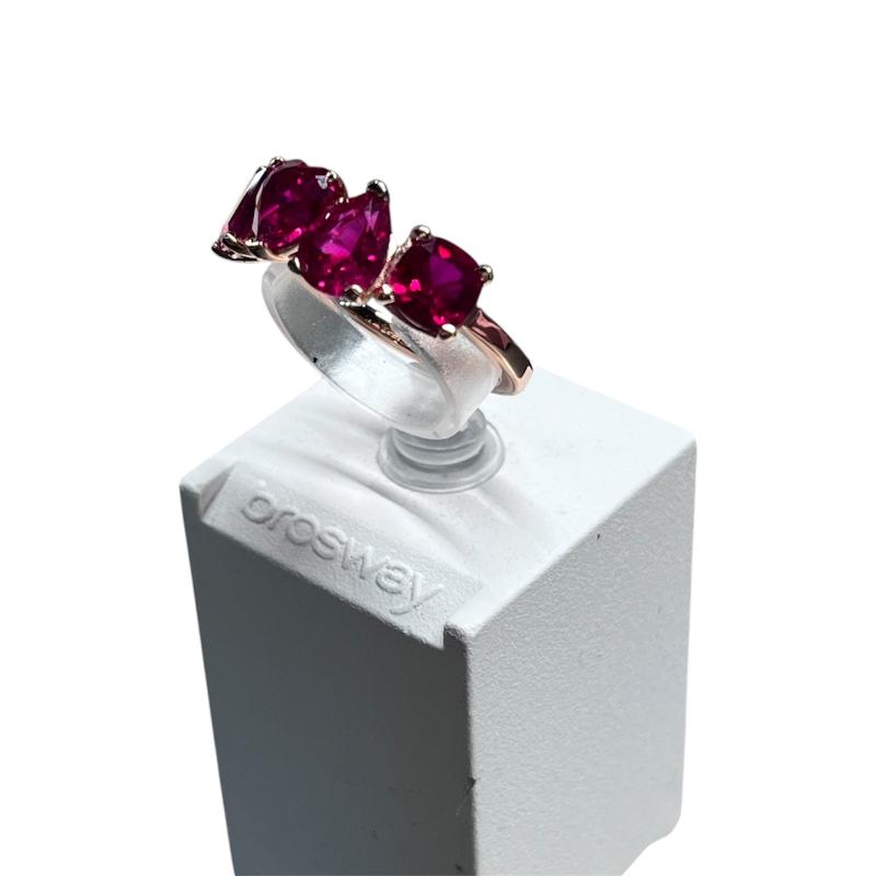 ANELLO DONNA ROSATO ARG P FUXIA MIS 18 | Mercatino dell'Usato Roma ostia 1