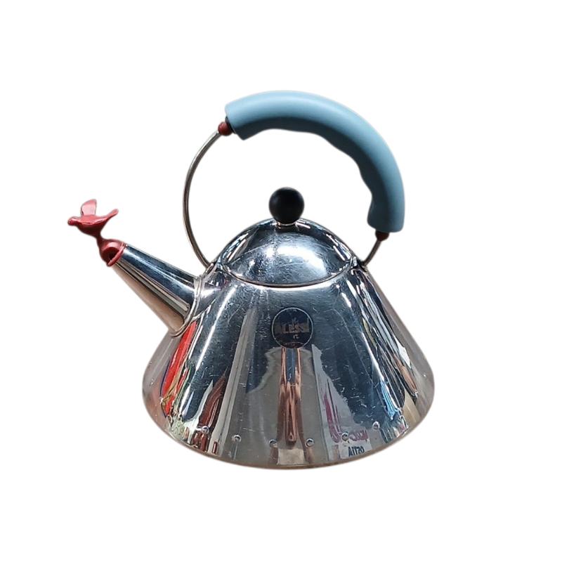 BOLLITORE ALESSI MANICO BLU  | Mercatino dell'Usato Roma ostia 1