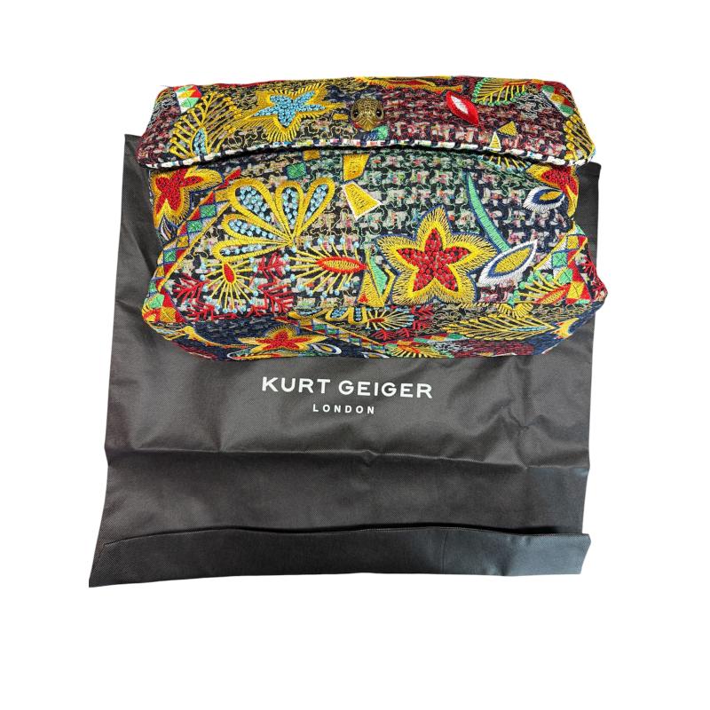 BORSA DONNA KURTGEIGER TWEED CART + DUST | Mercatino dell'Usato Roma ostia 1