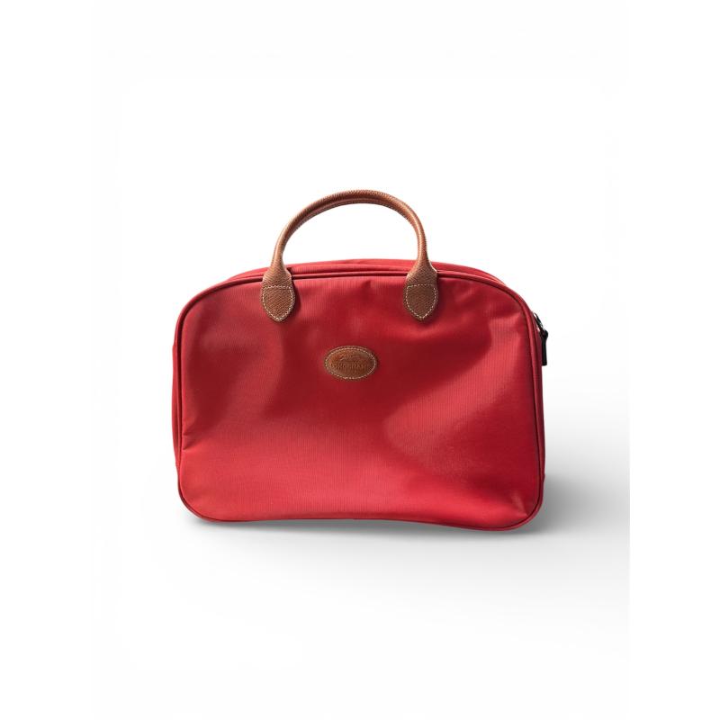 BORSA DONNA LONGCHAMP ROSSA TELA | Mercatino dell'Usato Roma ostia 1
