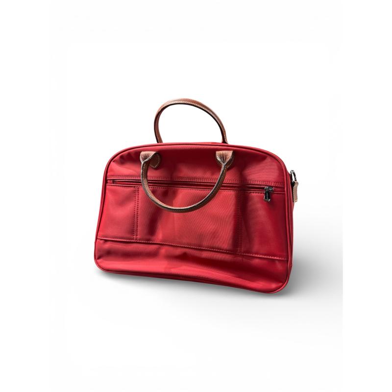 BORSA DONNA LONGCHAMP ROSSA TELA | Mercatino dell'Usato Roma ostia 2