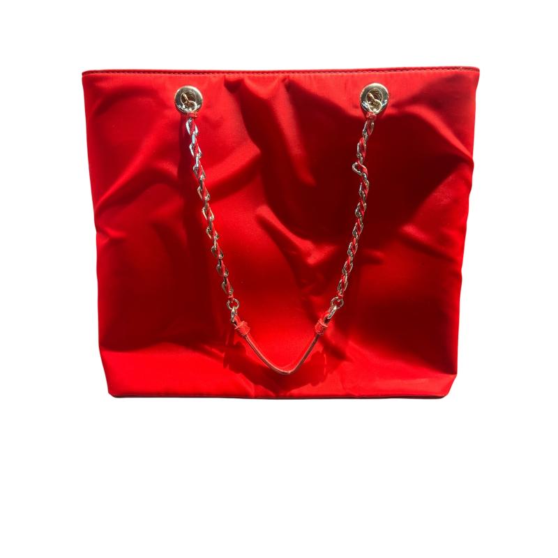 BORSA DONNA LOVE MOSCHINO ROSSA SHOPPER | Mercatino dell'Usato Roma ostia 2