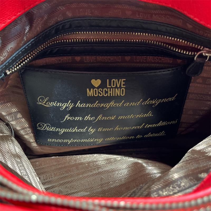BORSA DONNA LOVE MOSCHINO ROSSA SHOPPER | Mercatino dell'Usato Roma ostia 3