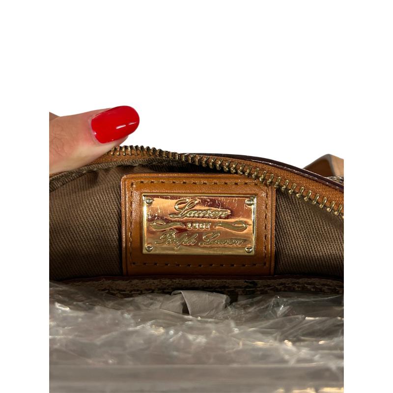 BORSA DONNA RALPH LAUREN BEIGE | Mercatino dell'Usato Roma ostia 5