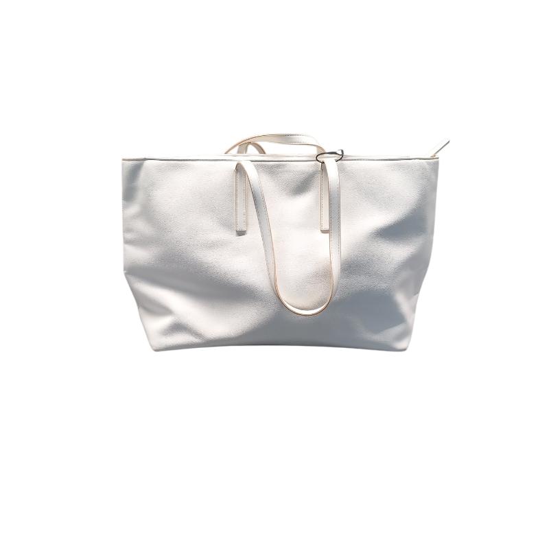 BORSA DONNA RICHMOND BIANC SCRITTE NER | Mercatino dell'Usato Roma ostia 2