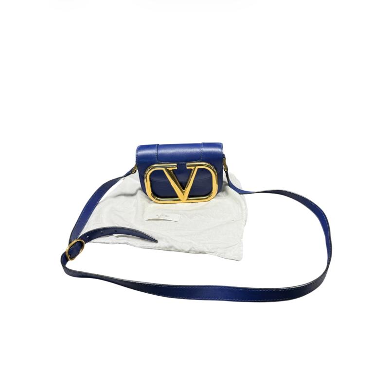 BORSA DONNA VALENTINO TRACOLLA BLU | Mercatino dell'Usato Roma ostia 1