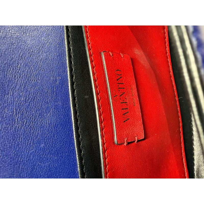 BORSA DONNA VALENTINO TRACOLLA BLU | Mercatino dell'Usato Roma ostia 4