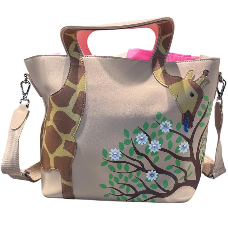 BORSA DONNA VENDULA LONDON BEIGE GIRAFFA | Mercatino dell'Usato Roma ostia 1