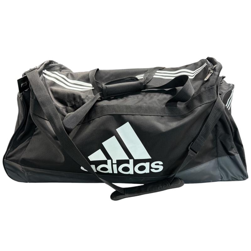 BORSONE ADIDAS TROLLEY MAXI NERO LOGO BIAN | Mercatino dell'Usato Roma ostia 3