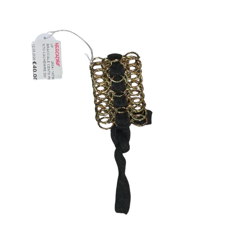 BRACCIALE CENTO PERCENTO CACHEMIRE DORATO | Mercatino dell'Usato Roma ostia 1
