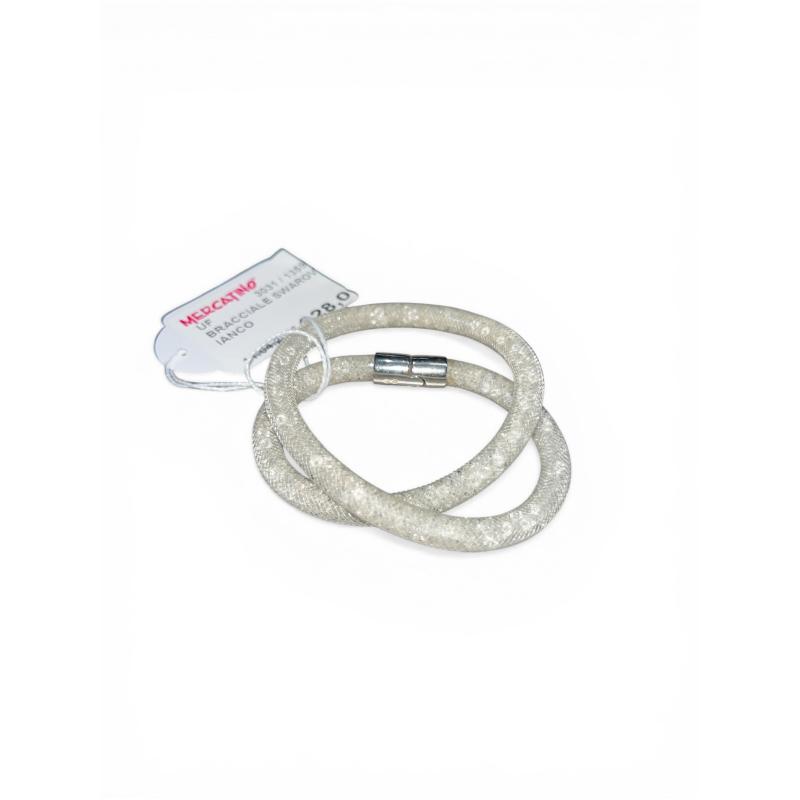 BRACCIALE SWAROVSKI BIANCO | Mercatino dell'Usato Roma ostia 1