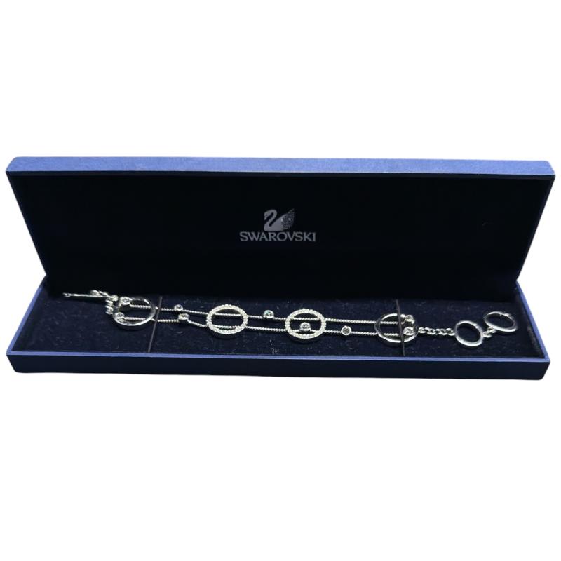 BRACCIALE SWAROVSKI CERCHI STRASS PUN LUCE | Mercatino dell'Usato Roma ostia 1
