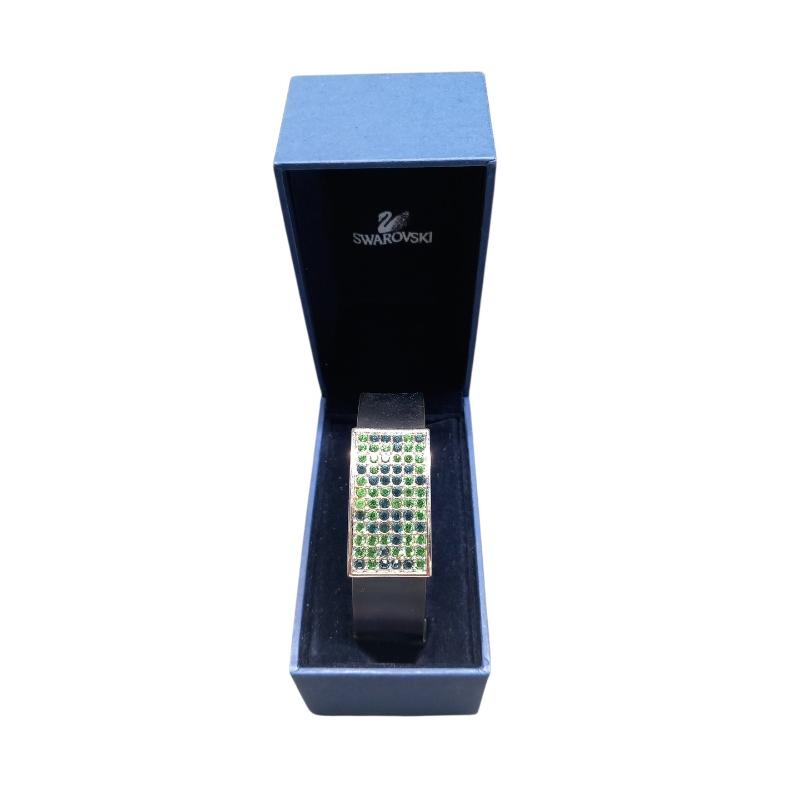 BRACCIALE SWAROVSKI FIBBIA VERDE | Mercatino dell'Usato Roma ostia 1
