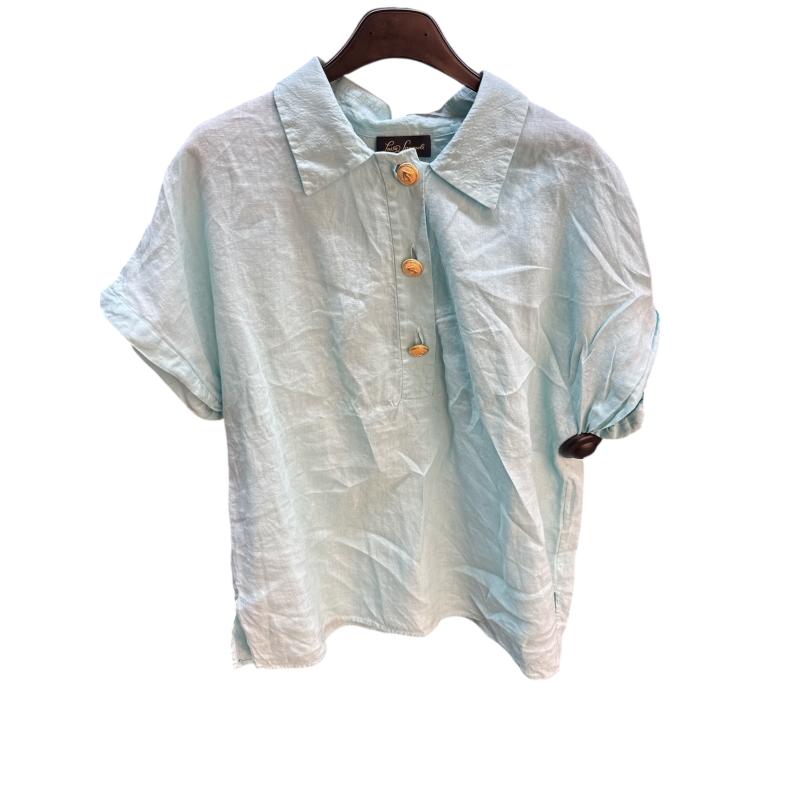 CAMICIA DONNA LUISA SPAGNOLI TURCHESE | Mercatino dell'Usato Roma ostia 1