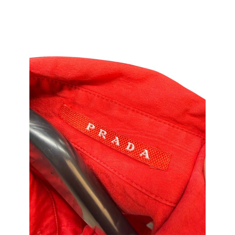 CAMICIA DONNA PRADA ROSSA  | Mercatino dell'Usato Roma ostia 2