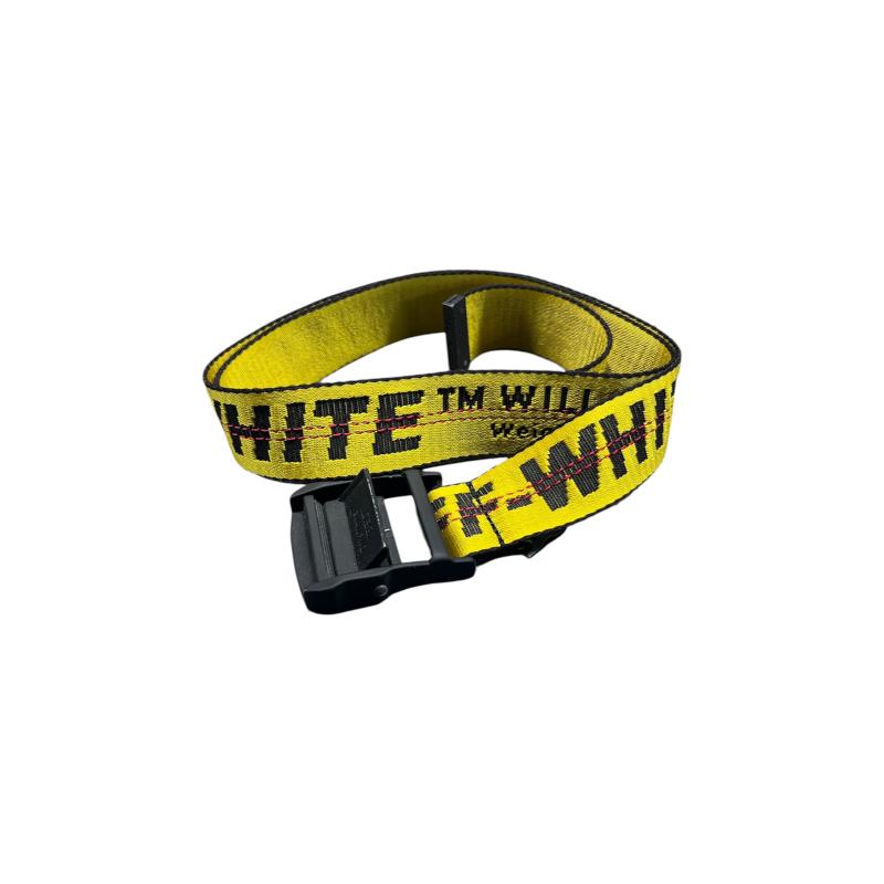 CINTURA UOMO OFF WHITE GIALLA | Mercatino dell'Usato Roma ostia 1