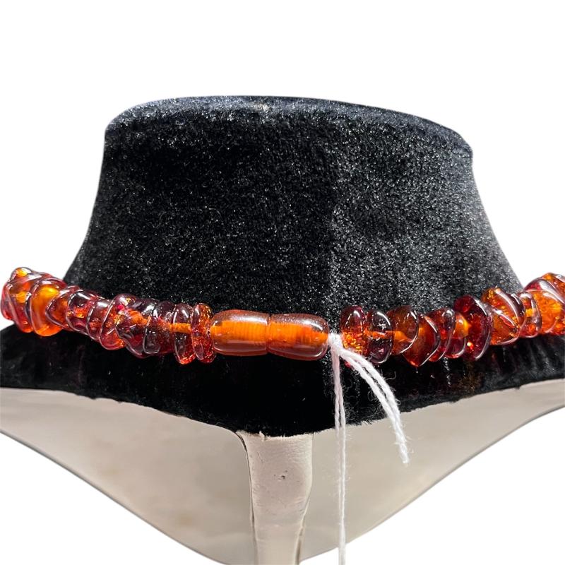 COLLANA AMBRA SCURA | Mercatino dell'Usato Roma ostia 2