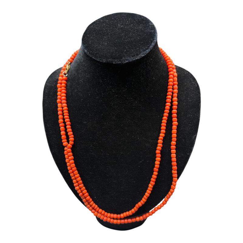 COLLANA CASCIO CORALLO | Mercatino dell'Usato Roma ostia 1